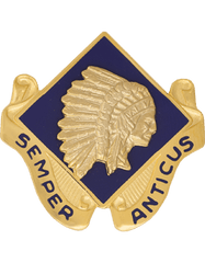 US Army 45th Infantry Brigade right facing Unit Crest - Saunders Military Insignia