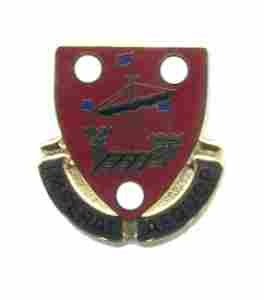 US Army 483rd Transportation Battalion Unit Crest - Saunders Military Insignia