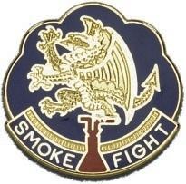 US Army 490th Chemical Battalion Unit Crest - Saunders Military Insignia