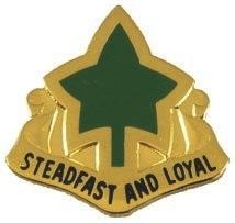 US Army 4th Infantry Division Unit Crest