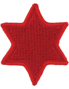 US Army 6th Infantry Division Unit Patch also known as the Light Division - Saunders Military Insignia