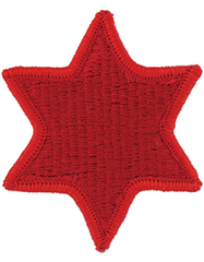 US Army 6th Infantry Division Unit Patch also known as the Light Division - Saunders Military Insignia