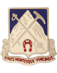 US Army 87th Infantry Regiment Unit Crest - Saunders Military Insignia