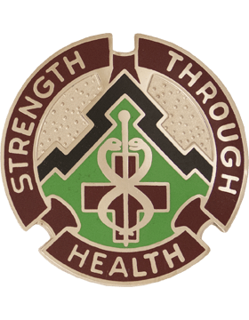 US Army 8th Medical Brigade Unit Crest - Saunders Military Insignia