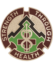 US Army 8th Medical Brigade Unit Crest - Saunders Military Insignia