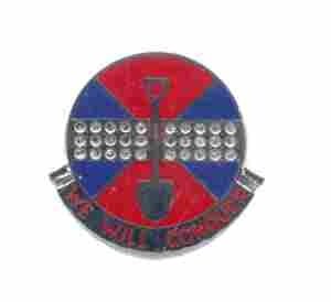 US Army 902nd Engineer Company Unit Crest - Saunders Military Insignia