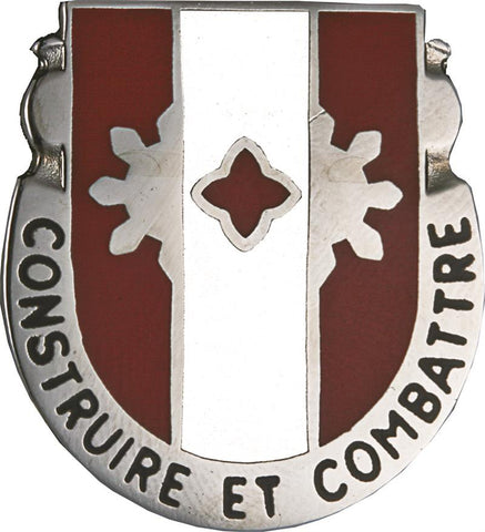 US Army 961st Engineer Battalion Unit Crest - Saunders Military Insignia