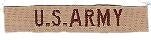 US Army Branch Tape in Desert - Saunders Military Insignia