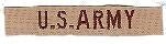 US Army Branch Tape in Desert - Saunders Military Insignia