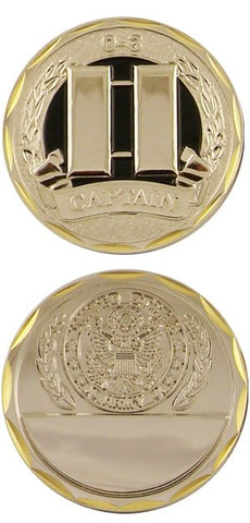 US Army Captain rank insignia challenge coin - Saunders Military Insignia