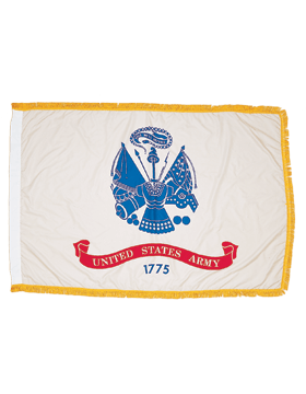 US Army Flag screen printed with frenge - Saunders Military Insignia