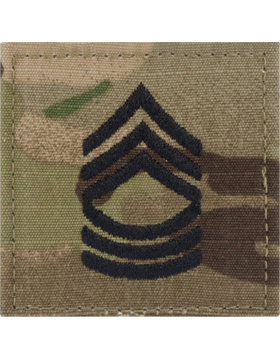US Army Master Sergeant E-8 Multicam rank insignia - Saunders Military Insignia