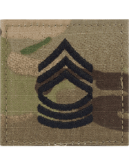 US Army Master Sergeant E-8 Multicam rank insignia - Saunders Military Insignia