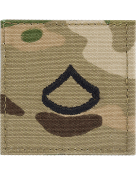 US Army Private First Class E-3 Multicam rank insignia - Saunders Military Insignia