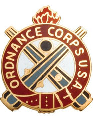 US Army Regimental Ordnance Corps Unit Crest - Saunders Military Insignia