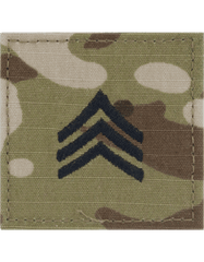 US Army Sergeant E-5 Multicam Rank Insignia - Saunders Military Insignia