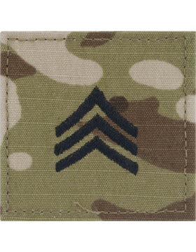 US Army Sergeant E-5 Multicam Rank Insignia