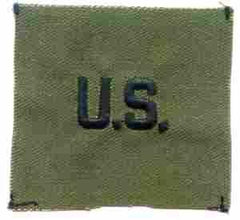 US Letters subued, Army Branch of Service insignia - Saunders Military Insignia