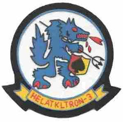 US Navy HELATKITRON Squadron 3 In Vietnam Patch - Saunders Military Insignia