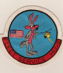 US Navy HU-2 Fleet Service Patch - Saunders Military Insignia