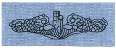 US Navy Submarine Patch In Iron On - Saunders Military Insignia