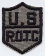 US ROTC Shield Patch WWII Reproduction Cut Edge Collectors
