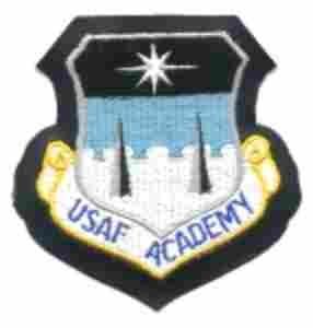 USAF Academy Patch On Leather Military Patch For Jackets
