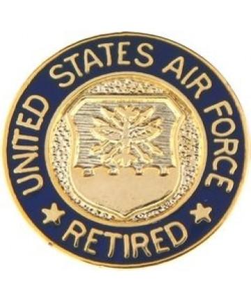 USAF Retired Lapel Pin - Saunders Military Insignia