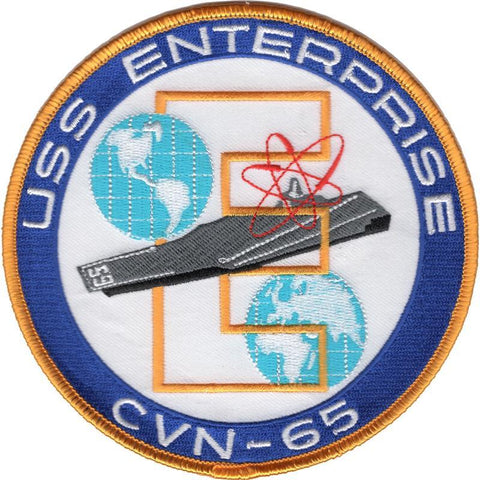 USS Enterprise CVN-65 Navy Air Craft Carrier Patch - Saunders Military Insignia