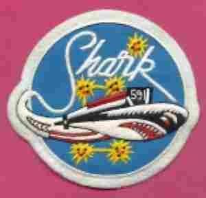USS SHARK SSN591 Navy Submarine Patch - Saunders Military Insignia