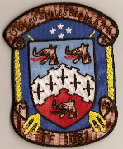 USS Strip Kirk Custom made Cloth Patch - Saunders Military Insignia
