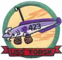 USS TORSK (SS423) Navy Submarine Patch - Saunders Military Insignia