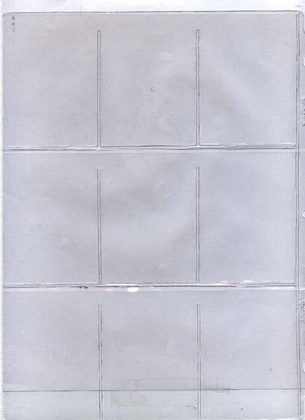 Vinyl Sheet 2.5 X 3.5 (18 Pockets)