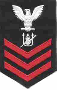 Weapons Technician US Navy Rating in black