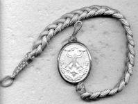 West Germany Schutzenchurs Silver Award Shoulder Cord - Saunders Military Insignia
