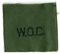 WOC subued Army Branch of Service insignia - Saunders Military Insignia