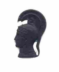 Womens Army Corps Officer branch of service badge in black metal - Saunders Military Insignia